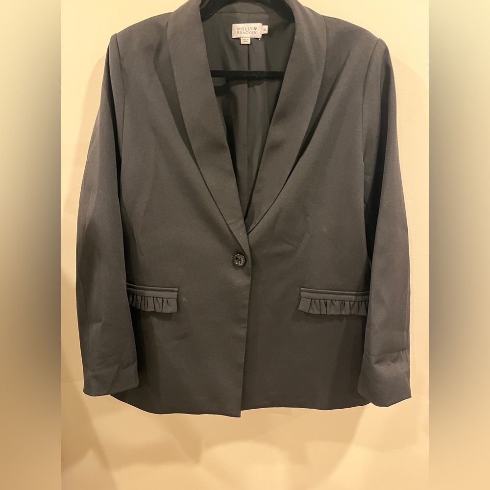 Molly Bracken Black Blazer Size XL